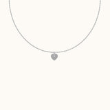 Eternal Love 925 Sterling Silver Heart Pendant Necklace Friendship Lovers Valentine Day by Doviana