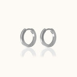 Dainty Petite 925 Sterling Silver Huggie Hoop Earrings Everyday Essentials for Daily Wear by Doviana