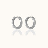 Dainty Petite 925 Sterling Silver Huggie Hoop Earrings Everyday Essentials for Daily Wear by Doviana