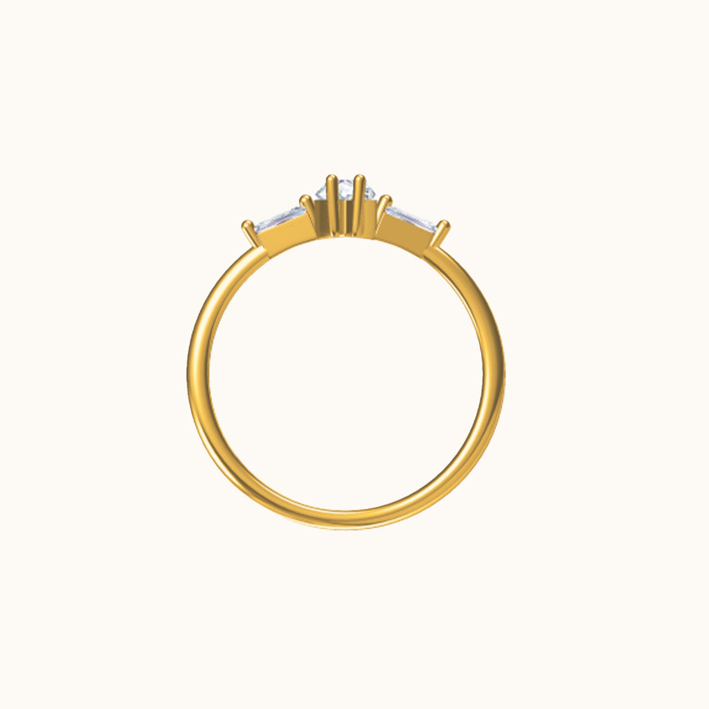 Marquise Cut CZ Ring